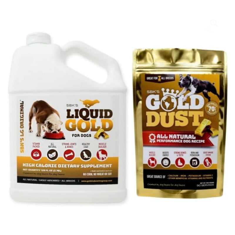 Liquid Gold & Gold Dust Bundle (One Gallon + One 180 Servings)