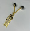 Diamond San Judas chain Hat Pin