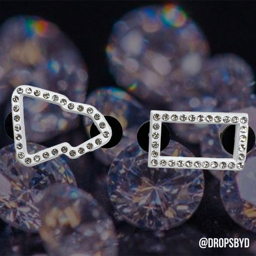 Border Pin Set - White Diamond - HDK LUX Products
