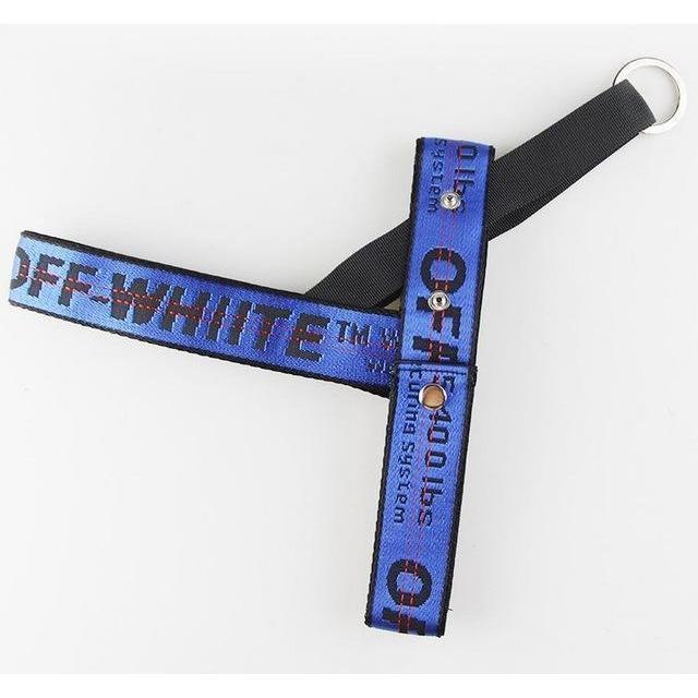 WOOF - WHITE HARNESS (BLUE)